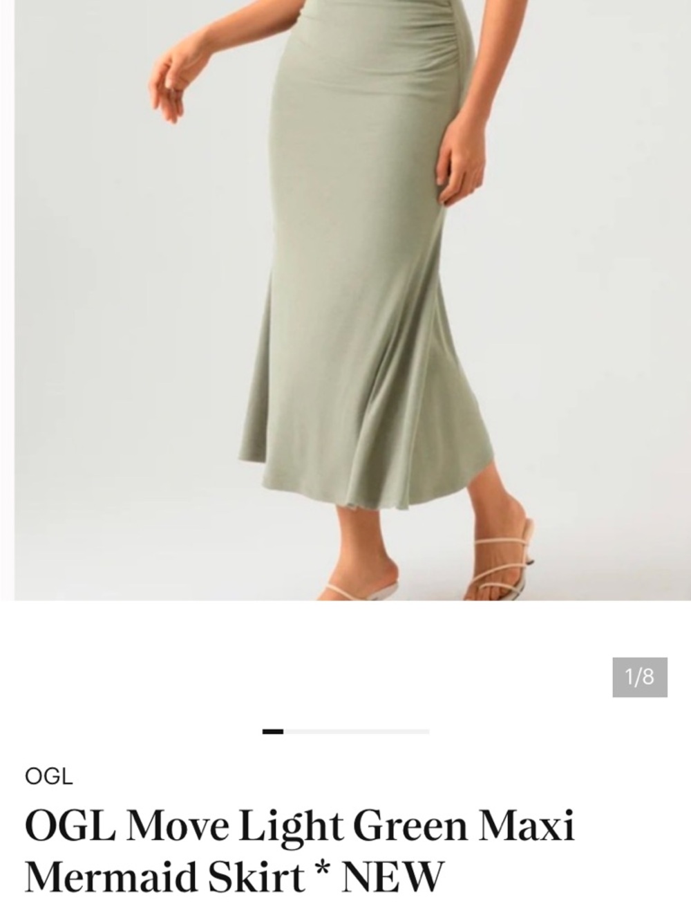 OGL Move Black Maxi Mermaid Skirt *NEW - Picture 3 of 7
